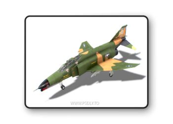 F-4J Phantom II 3D Model