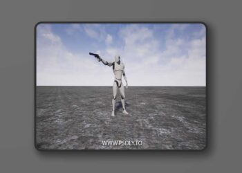 Fab - TPS HandGun 3D Model