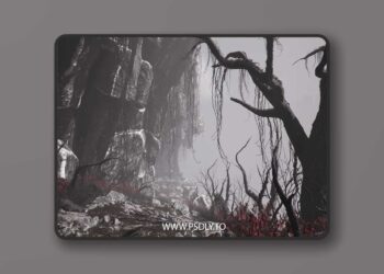 Fab - The Cursed Plateau - Dead Environment for Dark Fantasy RPGs