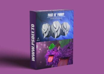 Furry IMM Brush for ZBrush 2022