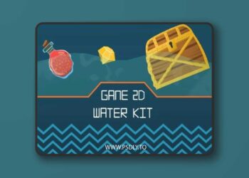 Game 2D Water Kit v1.4.8 3D Model