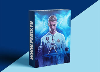 Gigi Zakaidze - Creating A Football Poster Photoshop Tutorial - Cristiano Ronaldo