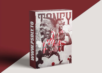 Gigi Zakaidze - Creating A Football Poster Photoshop Tutorial - Ivan Toney