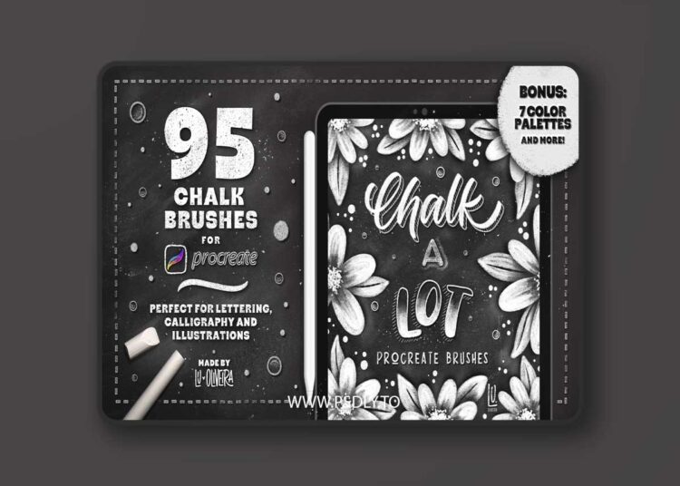 Gumroad - Chalk a Lot - Procreate Brushes 1 Gumroad - Chalk a Lot - Procreate Brushes