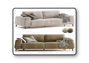 Kave Home - Martina, 4 seater sofa 3D Model