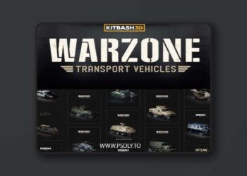 KitBash3D - Warzone Transport Vehicles