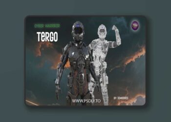 Renderhub - Cyber Warrior – TERGO 3D model