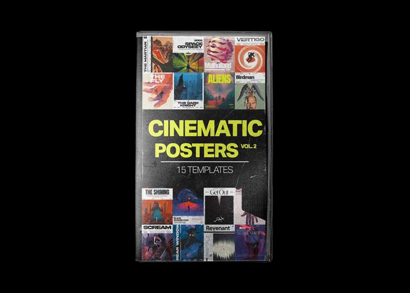 Tropic Colour - Cinematic Social Media Poster Templates Vol 2