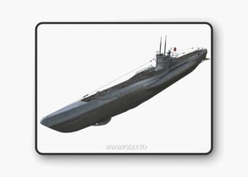 U-Boat Type VIIC 3D Model
