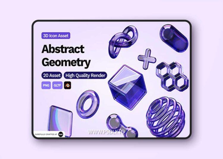 3D Abstract Geometry X8ETG54 1 3D Abstract Geometry X8ETG54