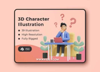 3D Character illustration 3D Model
