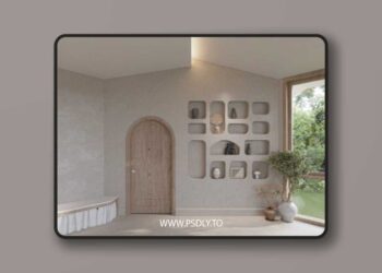 3ds Max Homestay Interior Scene