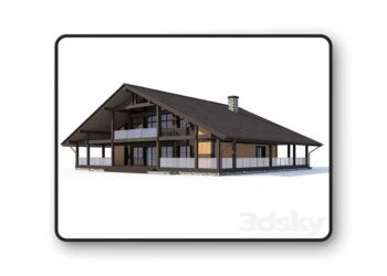 3dsky Pro - ABS House V9 3D Model