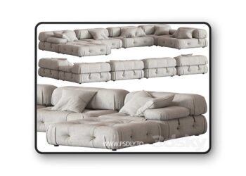 3dsky Pro - B&B Italia Camaleonda Sofa2