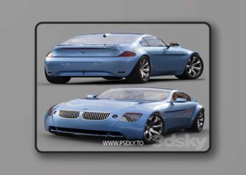 3dsky Pro - BMW Z9 GT Concept 3D Model