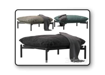 3dsky Pro - Cloud pouf & tradition 3D Model