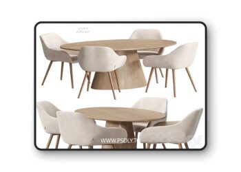 3dsky Pro - Laurie Judy table and chairs Divan.ru
