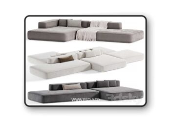3dsky Pro - Leman Modular sofa Modern Sofa 02 By Lavsit