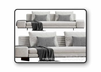 3dsky Pro - Minotti Roger 3D Model