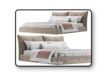 3dsky Pro - Modrest Patrick Bed 3D Model