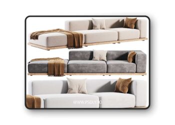 3dsky Pro - N-S02 Sofa by Karimoku Case Study