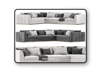3dsky Pro - Paris Corner Sofa By Horchow