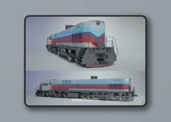 3dsky Pro - Shunter TEM7 3D Model