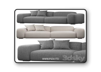 3dsky Pro - Sofa 1 by SIORI 3D Model