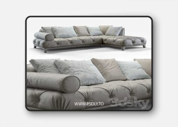 3dsky Pro - Sofa Giorgio Collection, Masami