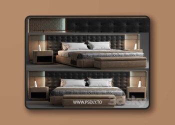 3dsky Pro - The visionnaire Ripley bed 3D Model