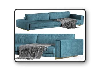 3dsky Pro - Ulivi Salotti HECTOR BLUE Sofa