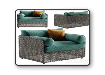 3dsky Pro - West elm coastal armchair