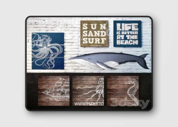 3dsky Pro - Wooden panels. Collection 44