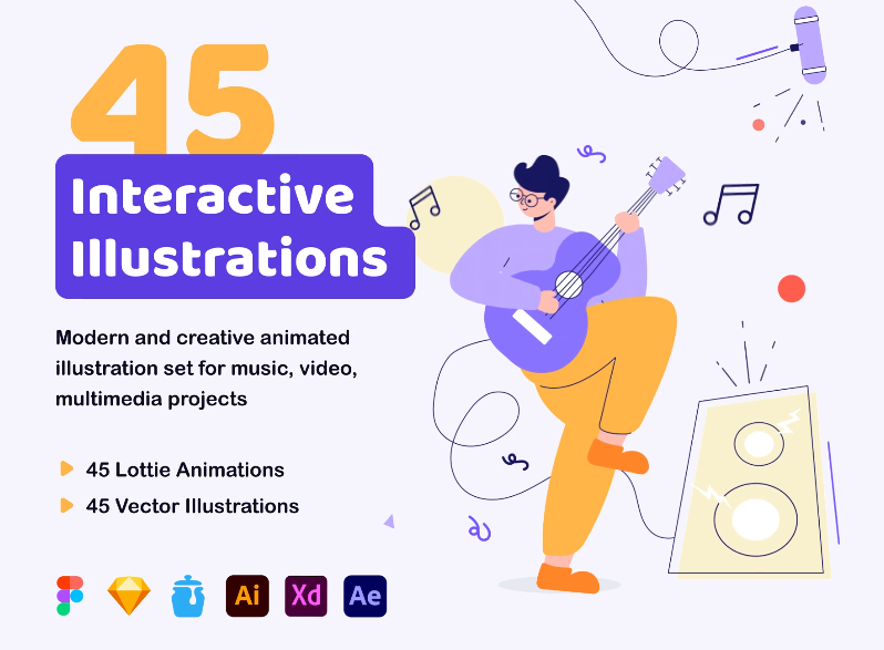 45 Interactive Illustrations