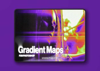 50 Gradient Maps - Photoshop Gradients