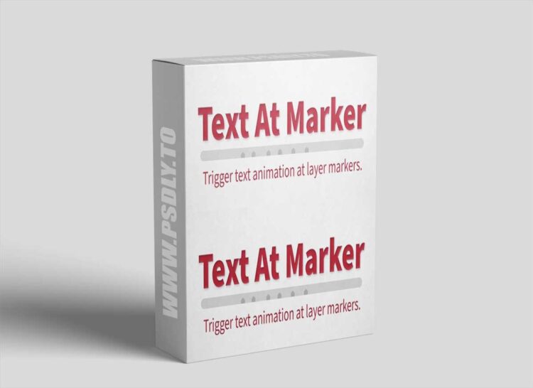 Aescripts - Text At Marker v1.3.1 1 Aescripts - Text At Marker v1.1.0