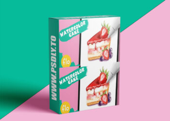 Art with Flo - Watercolor Cake