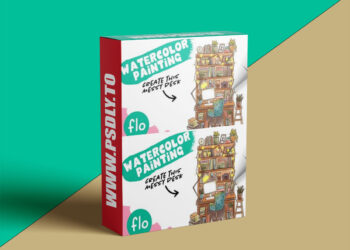 Art with Flo - Watercolor Desk