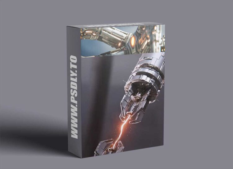 Blenderguppy - Electric Arc Geonode Effect 1 Blenderguppy - Electric Arc Geonode Effect