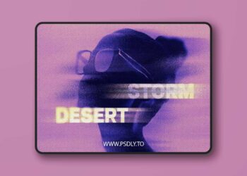 Desert Storm Distortion Photoshop Effect