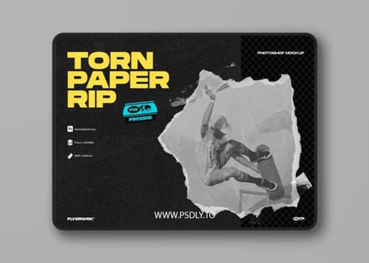 FLYERWRK - Torn Paper Rip 1 FLYERWRK - Torn Paper Rip
