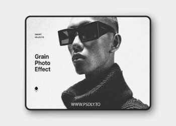 Grain Photo Effects for Photoshop (B&W)