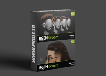Gumroad - B-GEN Groom 1.0.3 for Blender