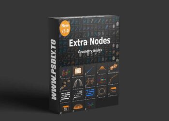 Gumroad - Extra Nodes for Geometry Nodes v3 for Blender