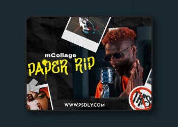 MotionVFX - mCollage Paper Rip