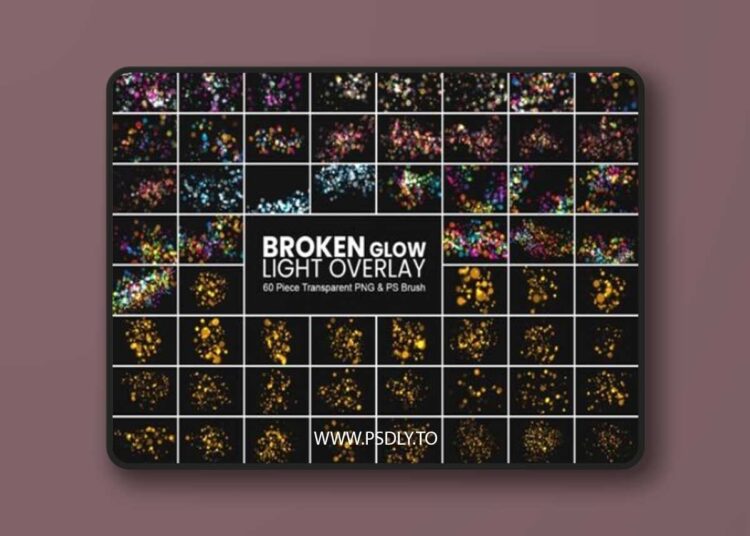 Photoshop Broken Glow Light Overlay 1 Photoshop Broken Glow Light Overlay