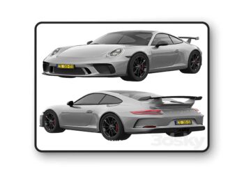 Porsche 911 GT 3 3D Model