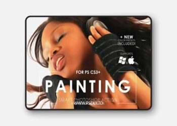 Realistic Painting Actions for Photoshop