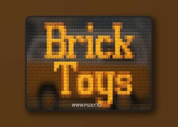 Toy Bricks Photo Effect for Photoshop [+Tutorial]