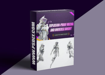 Wingfox – Character Concept Design: Explosion-proof Mecha and Universe Knight